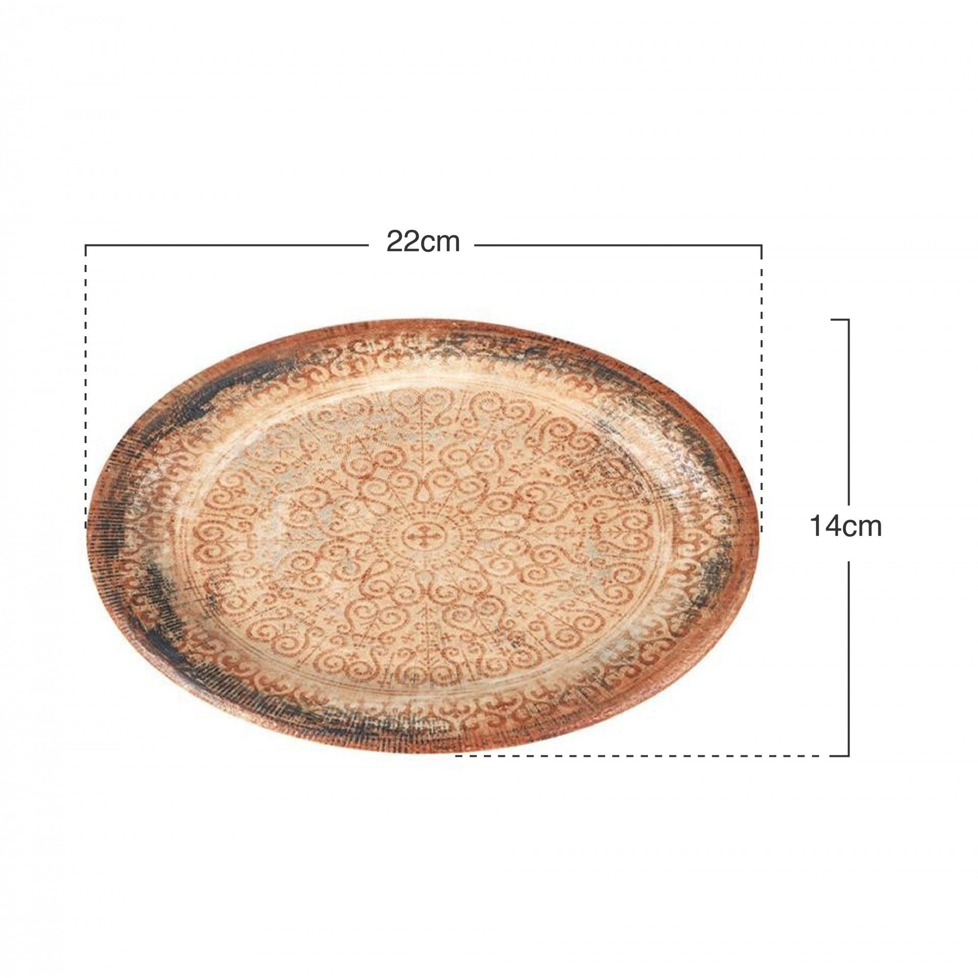 Bandeja Albus Castello Oval Ø22X14X2cm
