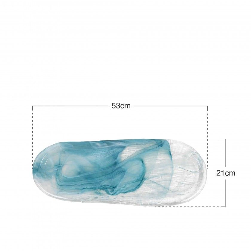 Bandeja Santorini Oval 53X21X2.5cm Bandeja Santorini Oval 53X21X2.5cm