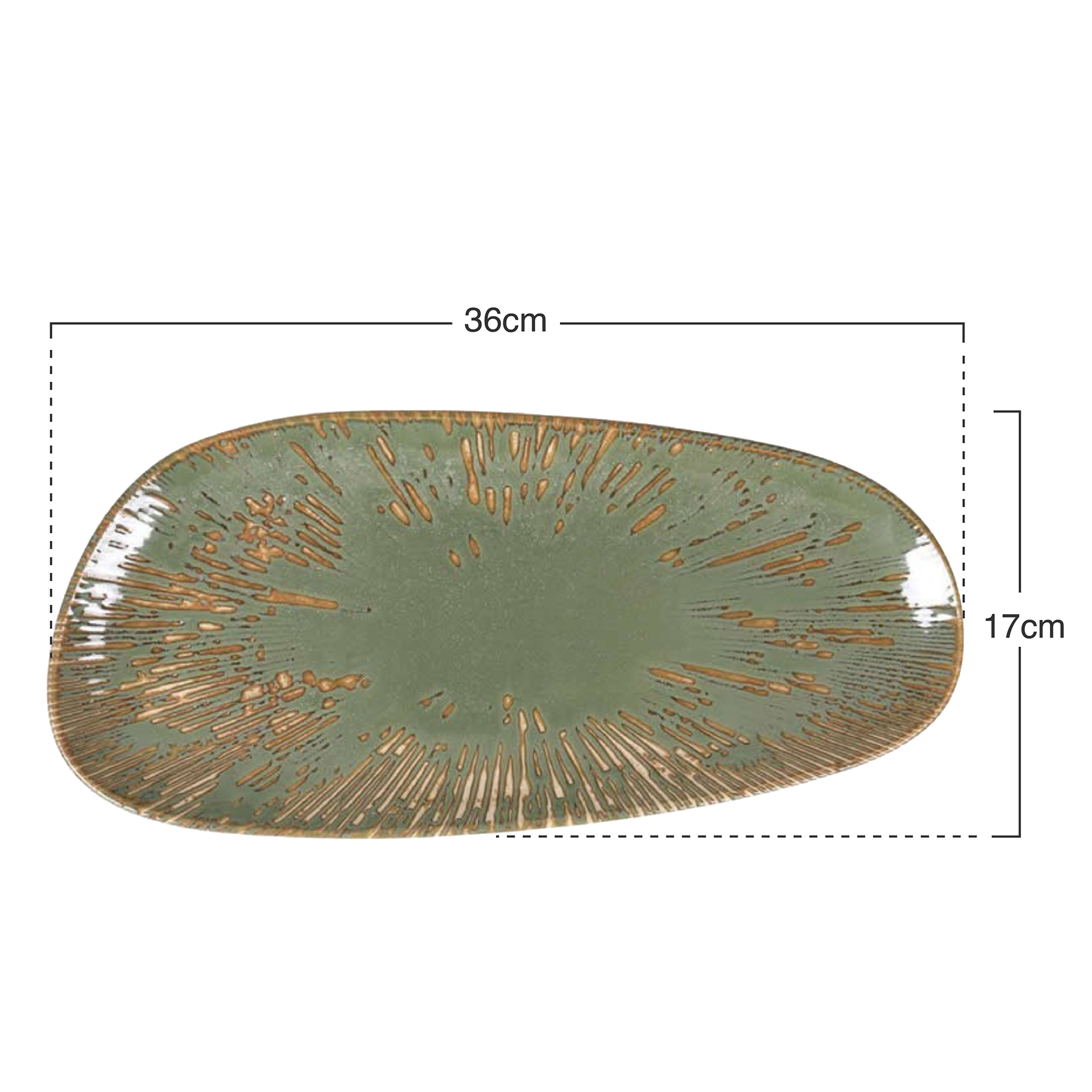 Bandeja Tango Barroco II 36X17cm