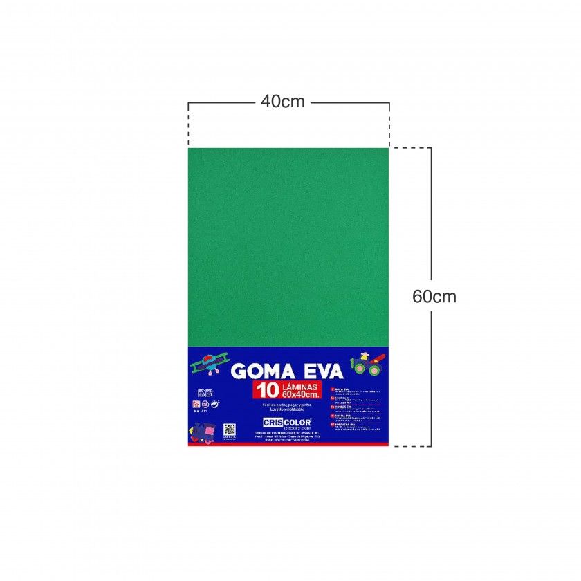 Folha Eva Verde 40X60cm Folha Eva Verde 40X60cm