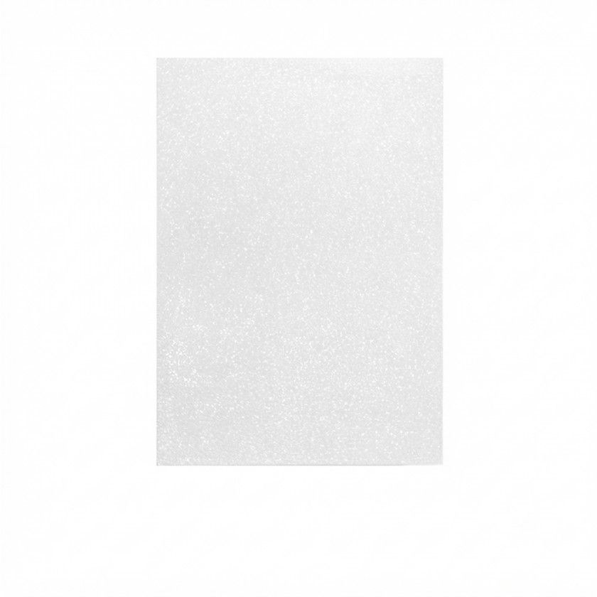 Folha Eva Purpurina Branco 40X60cm Folha Eva Purpurina Branco 40X60cm