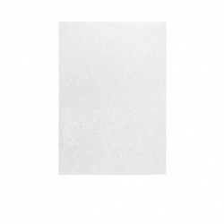 Folha Eva Purpurina Branco 40X60cm