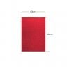 Folha Eva Purpurina Vermelho 40X60cm