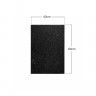 Folha Eva Purpurina Preto 40X60cm Folha Eva Purpurina Preto 40X60cm