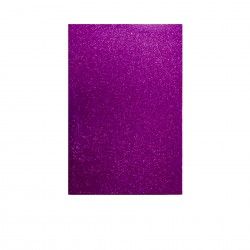 Folha Eva Purpurina Lilas 40X60cm Folha Eva Purpurina Lilas 40X60cm