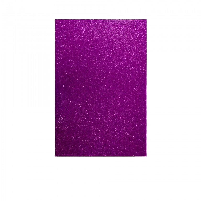 Folha Eva Purpurina Lilas 40X60cm Folha Eva Purpurina Lilas 40X60cm