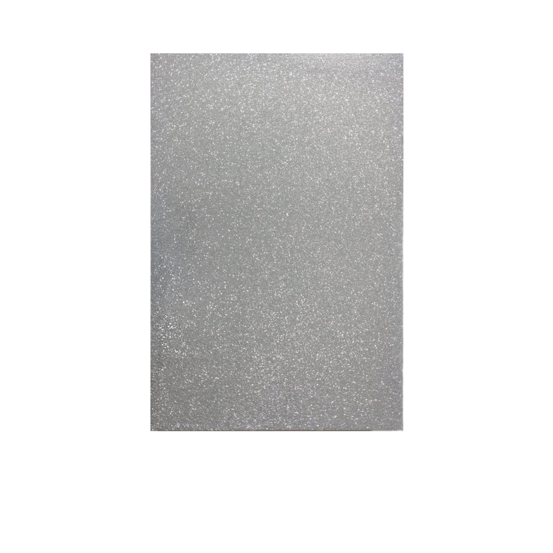 Folha Eva Purpurina Prata 40X60cm