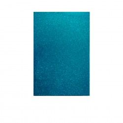 Folha Eva Purpurina Azul Claro 40X60cm