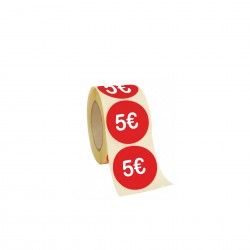 Rolo Etiqueta Preço 5? 3.6cm Pack 400 Rolo Etiqueta Preço 5? 3.6cm Pack 400