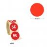 Rolo Etiqueta Pre�o 5? 3.6cm Pack 400