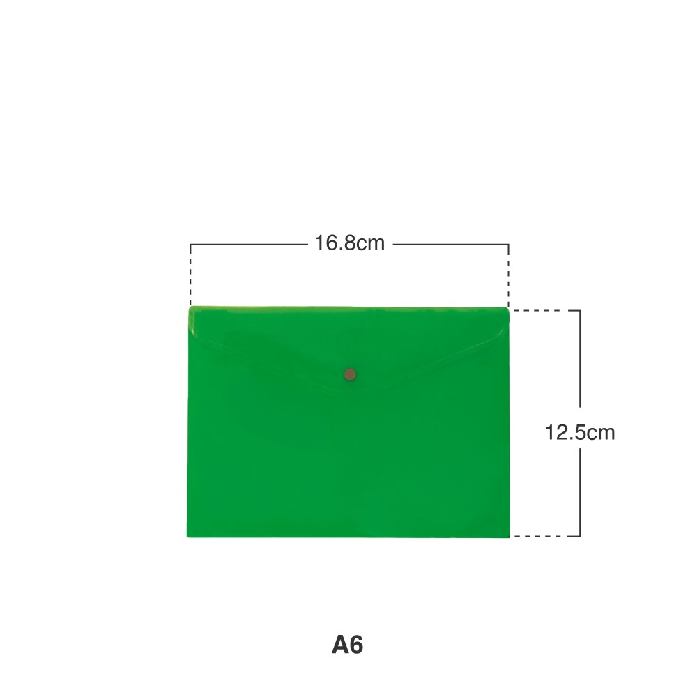 Bolsa Envelope Verde A6 16.8X12.5cm