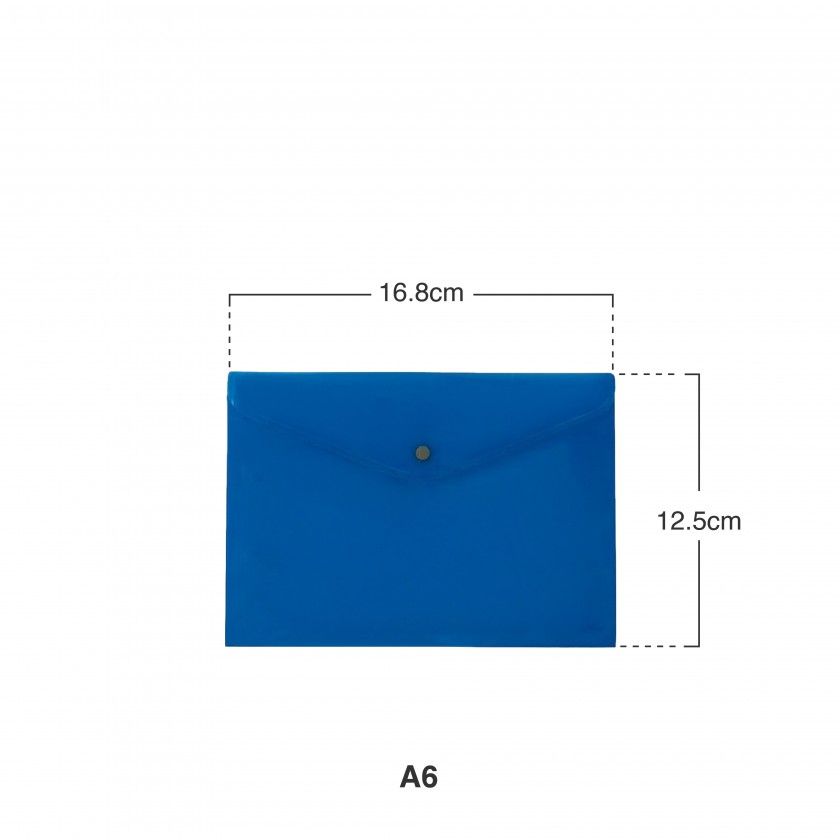 Bolsa Envelope Azul A6 16.8X12.5cm Bolsa Envelope Azul A6 16.8X12.5cm