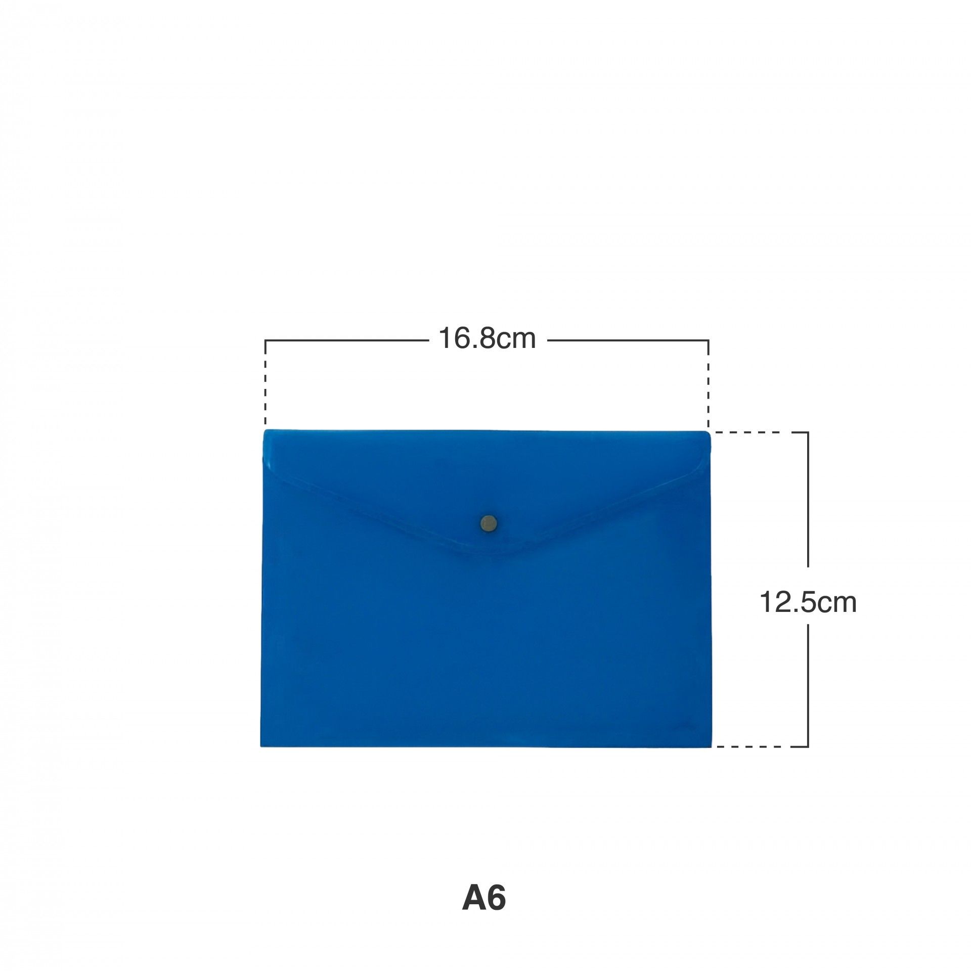 Bolsa Envelope Azul A6 16.8X12.5cm