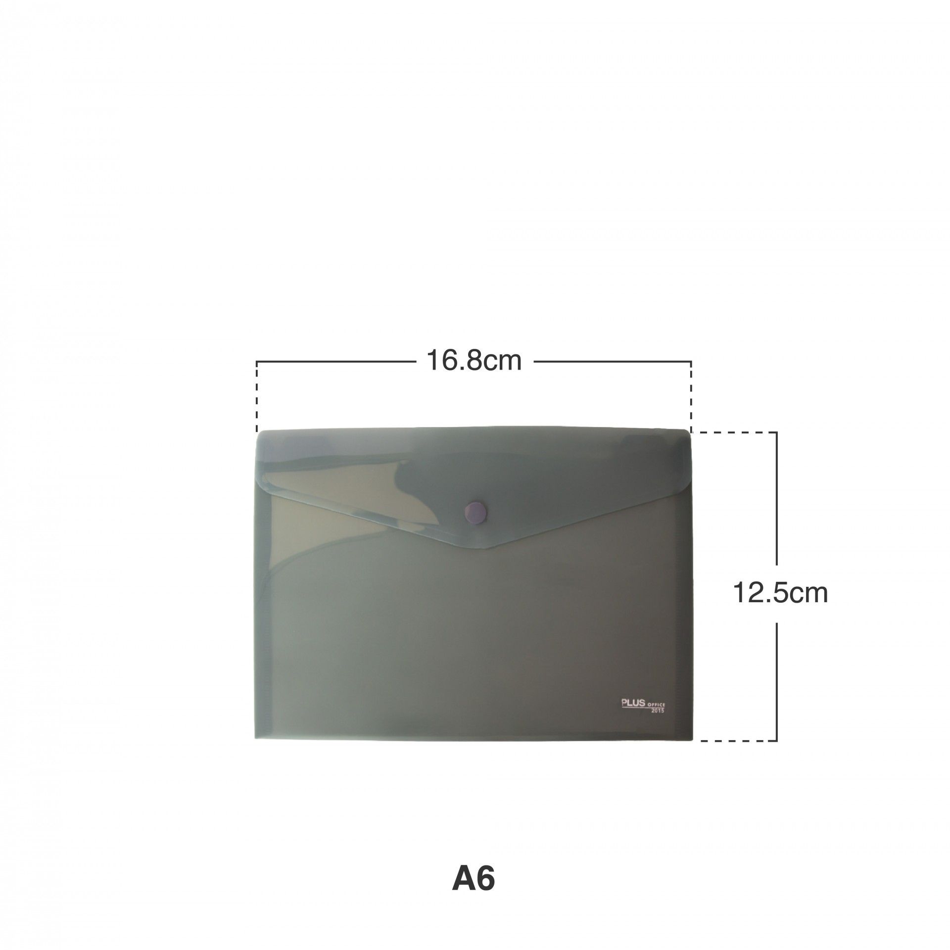 Bolsa Envelope A6 Cinzento 168X125mm