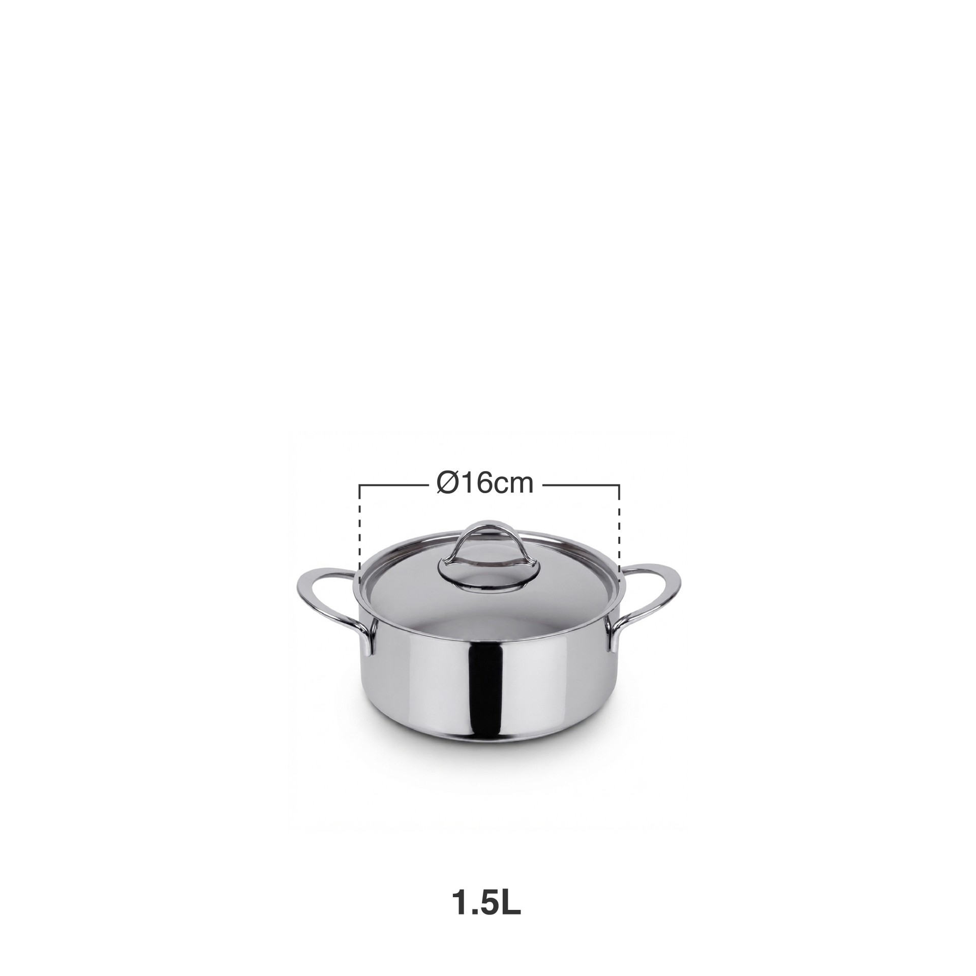 Caçarola com Asas Inox Mafra