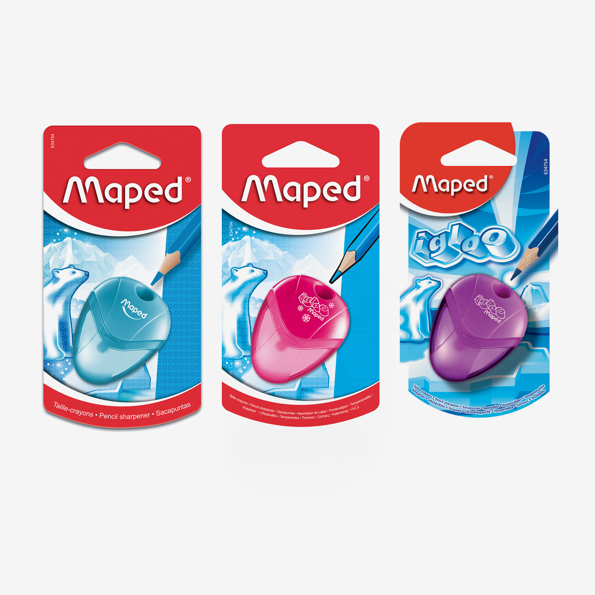 Apara Lápis Maped I-Gloo Blister