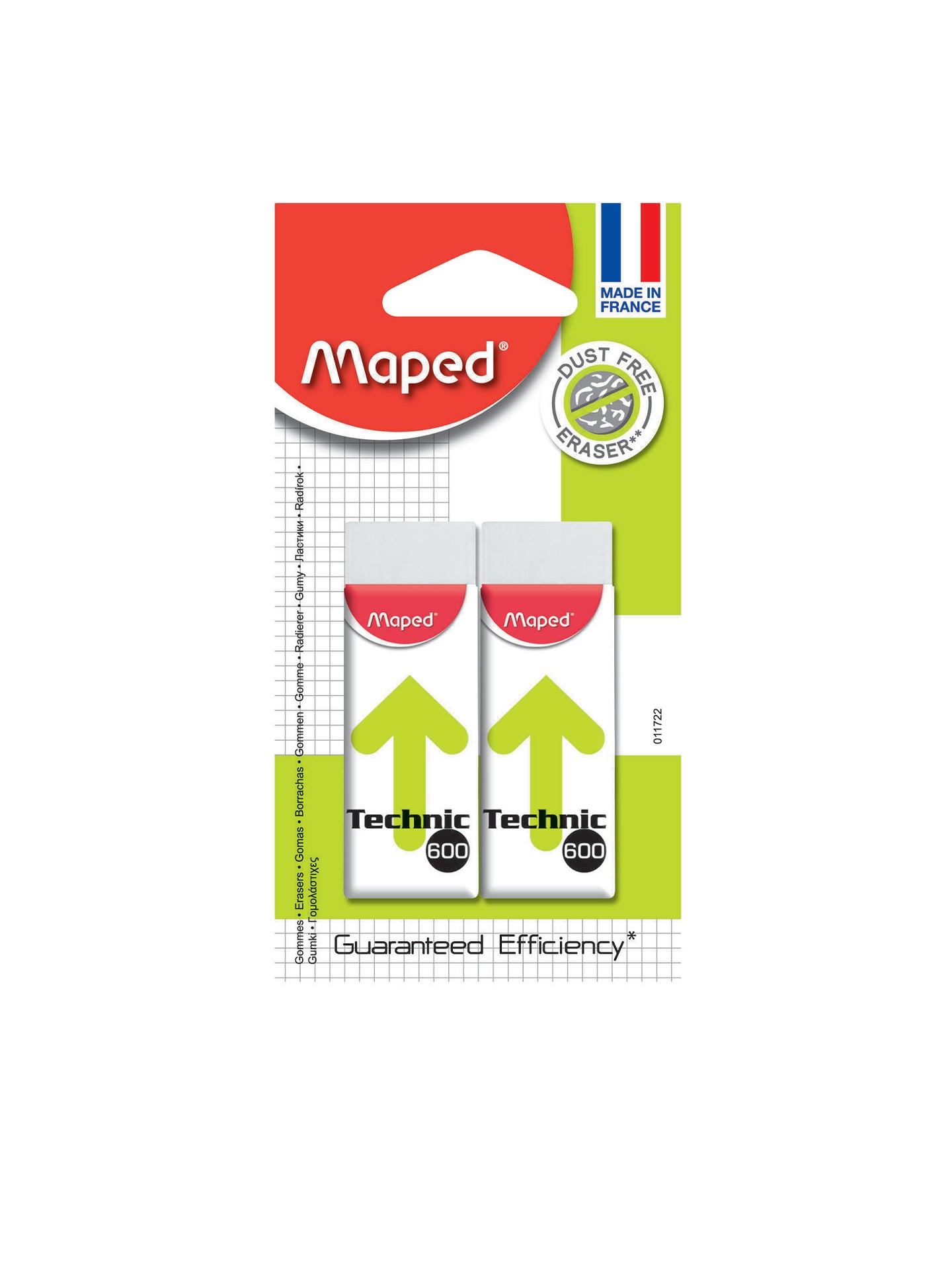 Borracha Maped Technic 600 Pack 2