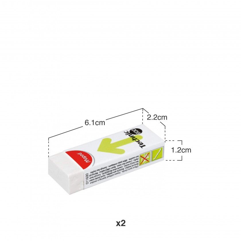 Borracha Maped Technic 600 Pack 2 Borracha Maped Technic 600 Pack 2