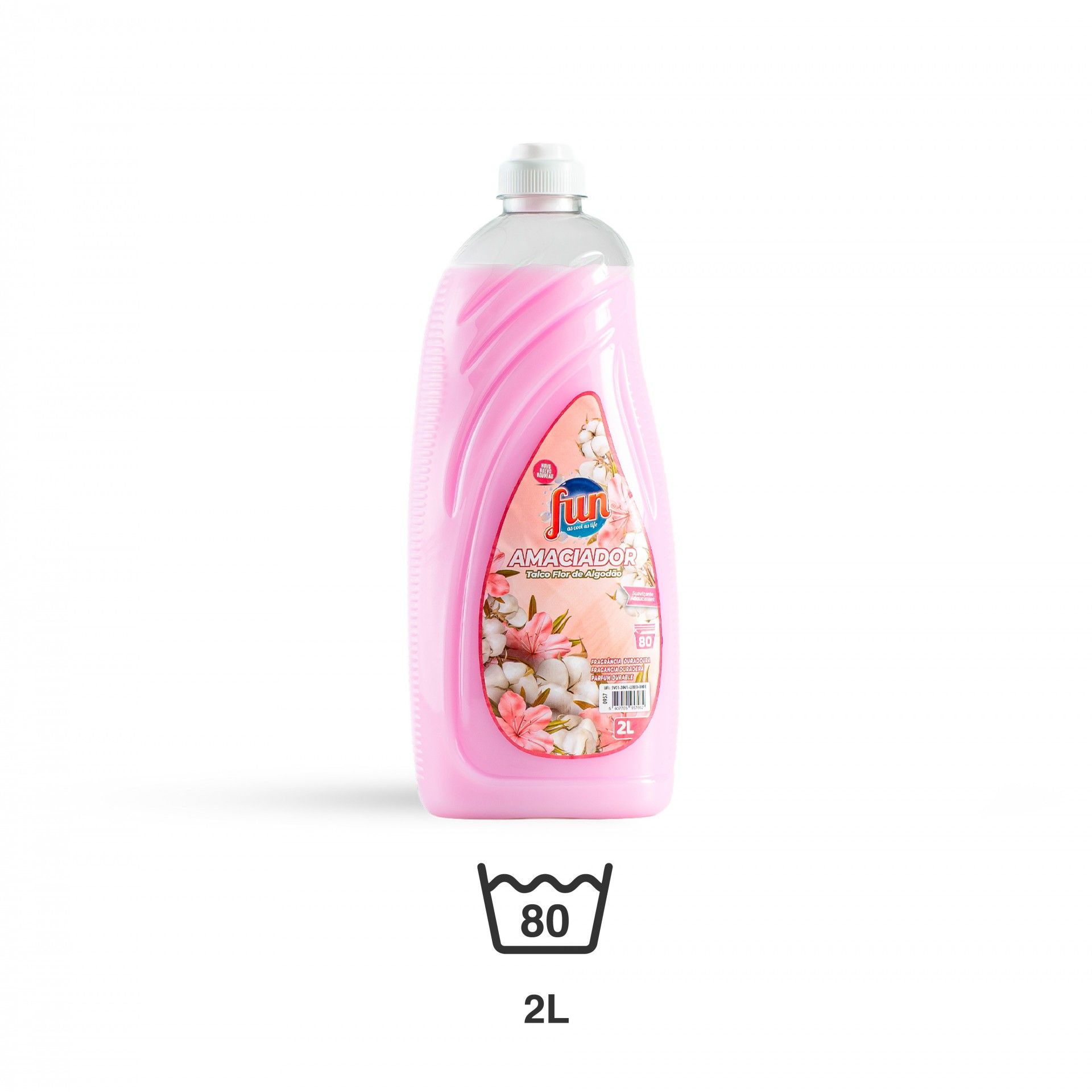 Amaciador Roupa Soft Fun Talco Flor Algodão 2l