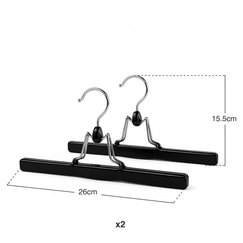 Cabide Calças Pamex 26x15.5cm Pack 2 Cabide Calças Pamex 26x15.5cm Pack 2