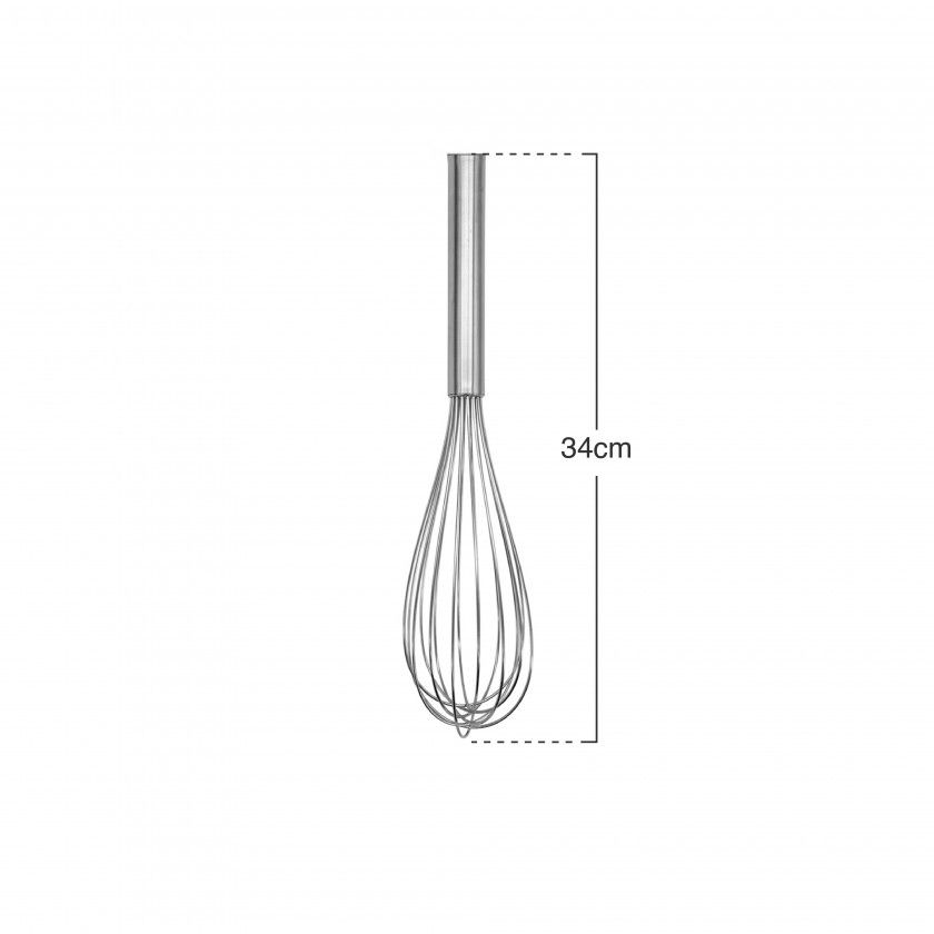 Batedor Profissional Inox Pamex 34cm Batedor Profissional Inox Pamex 34cm