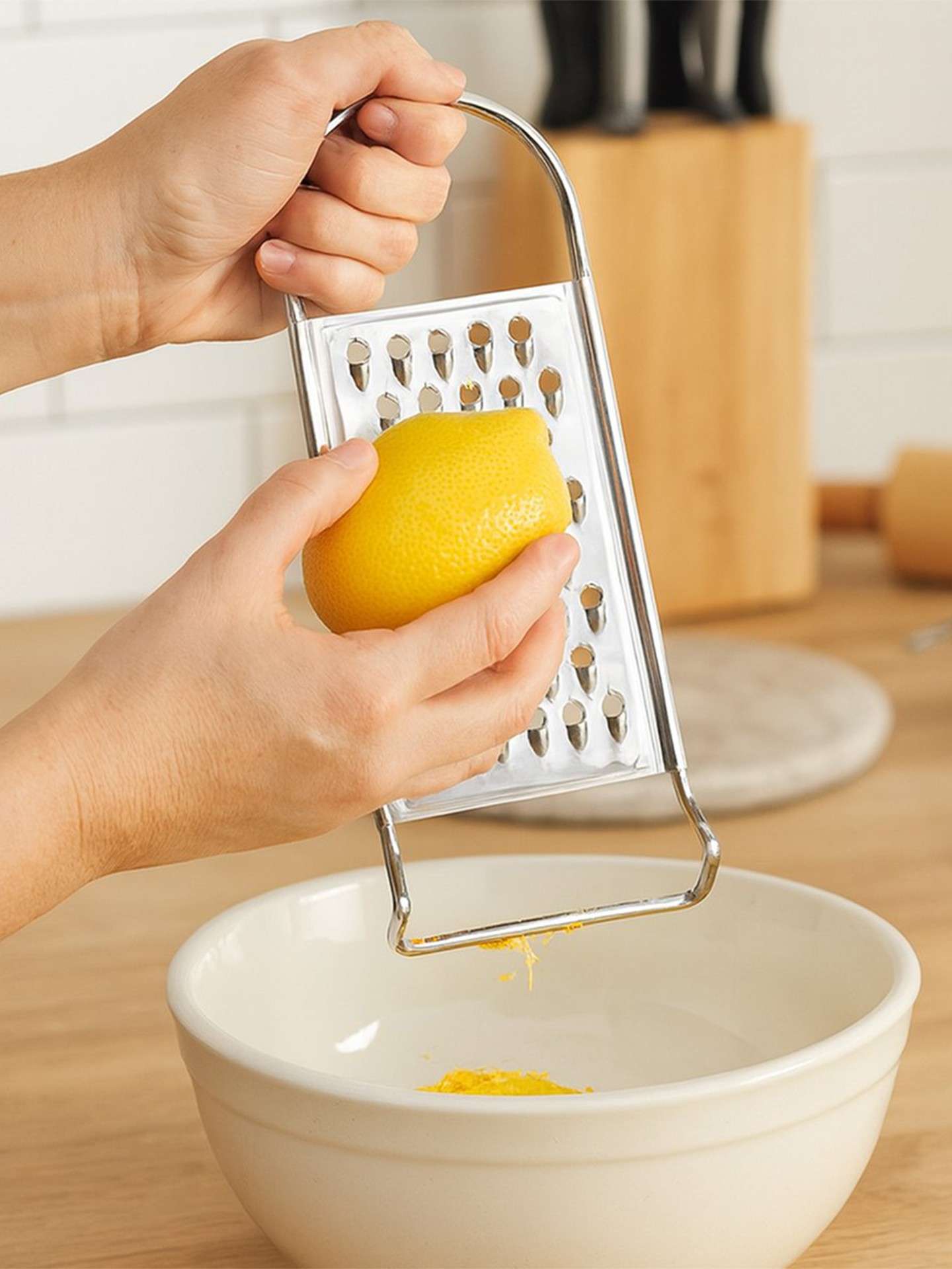 Raspador Inox Uma Face Jumbo 30cm