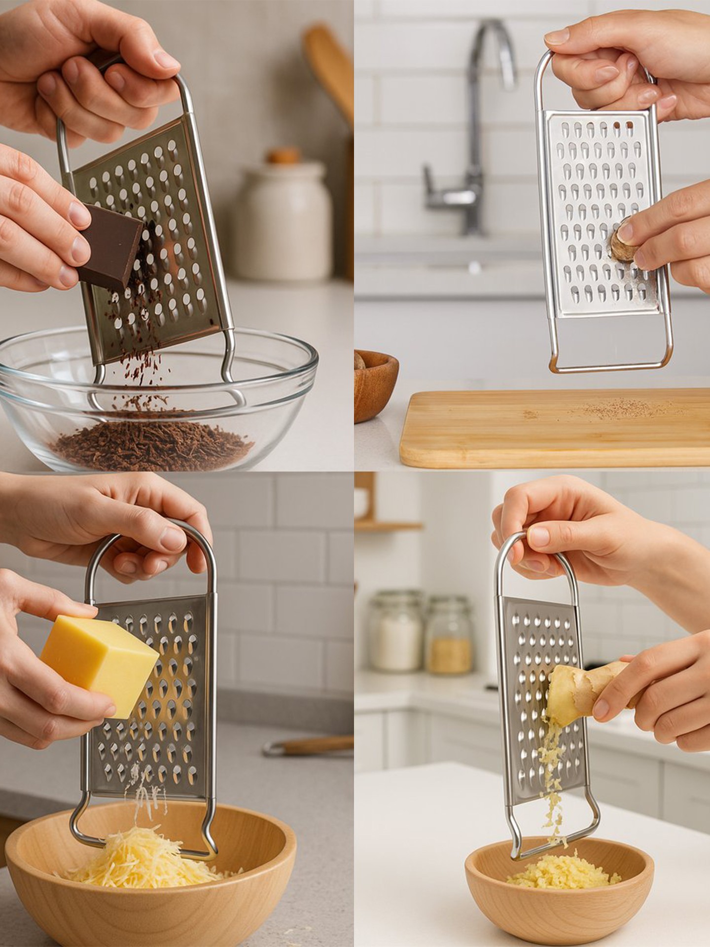 Raspador Inox Uma Face Jumbo 30cm