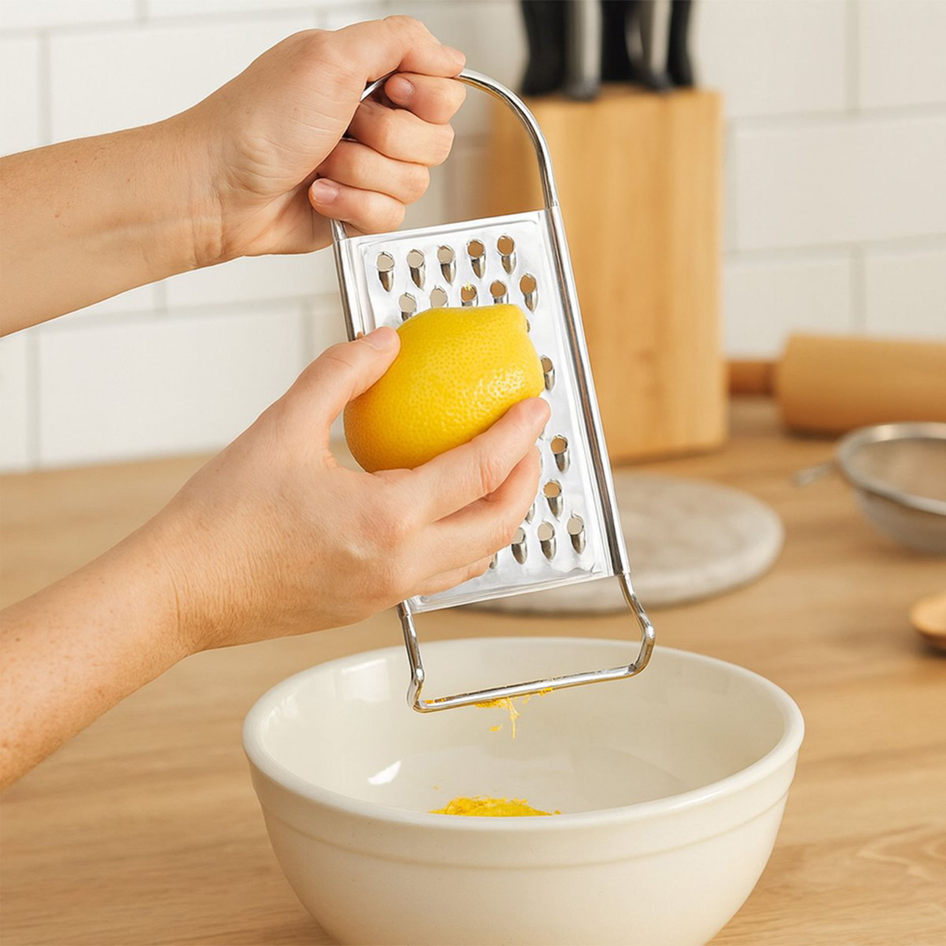 Raspador Inox Uma Face Jumbo 30cm