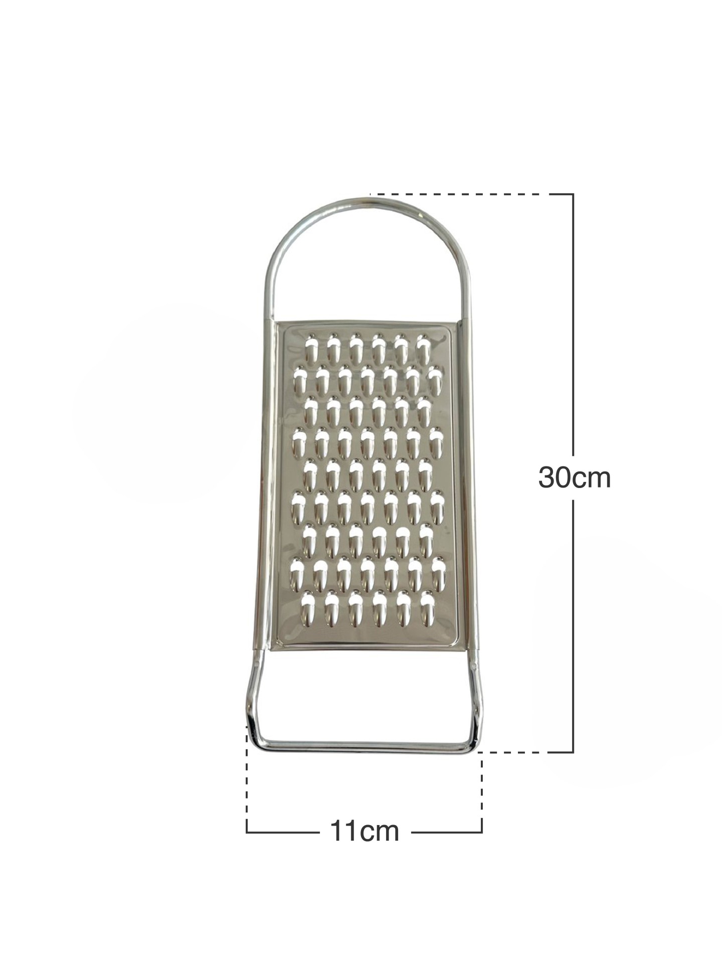 Raspador Inox Uma Face Jumbo 30cm