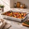 Assadeira Funda Inox Pamex 43x33x9.5cm Assadeira Funda Inox Pamex 43x33x9.5cm