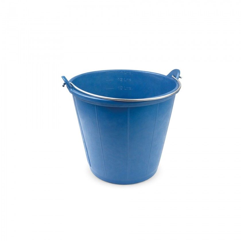 Balde Com Asas Metal Pamex Azul 14l