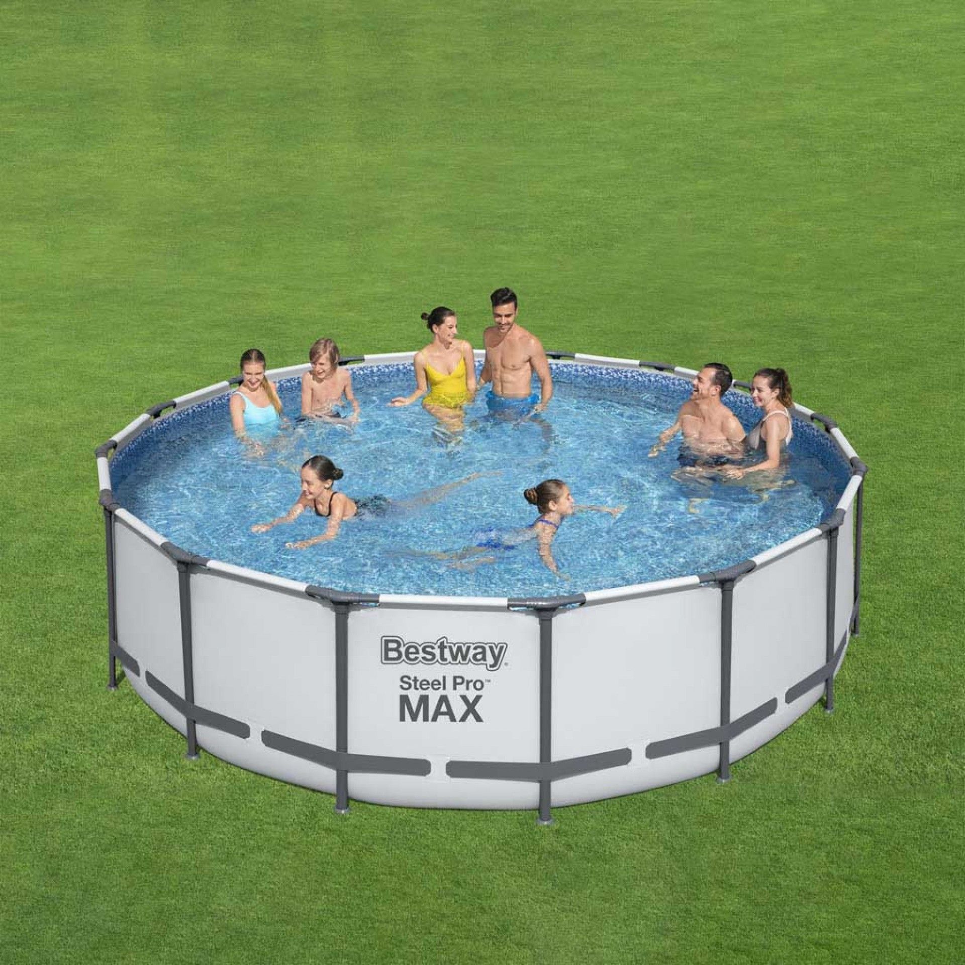Piscina Steel Pro Max 488X122CM + Bomba Filtrar