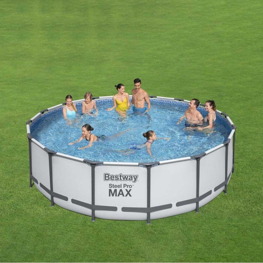 Piscina Steel Pro Max 488X122CM + Bomba Filtrar Piscina Steel Pro Max 488X122CM + Bomba Filtrar