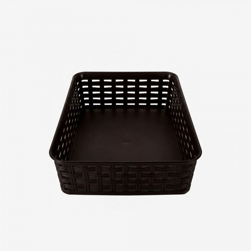 Cesto Multiusos Rattan 2l 25X17.2X6cm Cesto Multiusos Rattan 2l 25X17.2X6cm