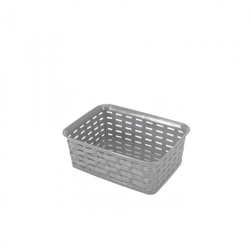 Cesto Multiusos Rattan 900ml 16.5X12X6cm Cesto Multiusos Rattan 900ml 16.5X12X6cm