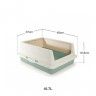 Caixa Areia Xl 10.7l 48X37X19.8cm Caixa Areia Xl 10.7l 48X37X19.8cm