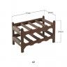 Garrafeira Plastica 41X24X24cm Pack 2 Garrafeira Plastica 41X24X24cm Pack 2