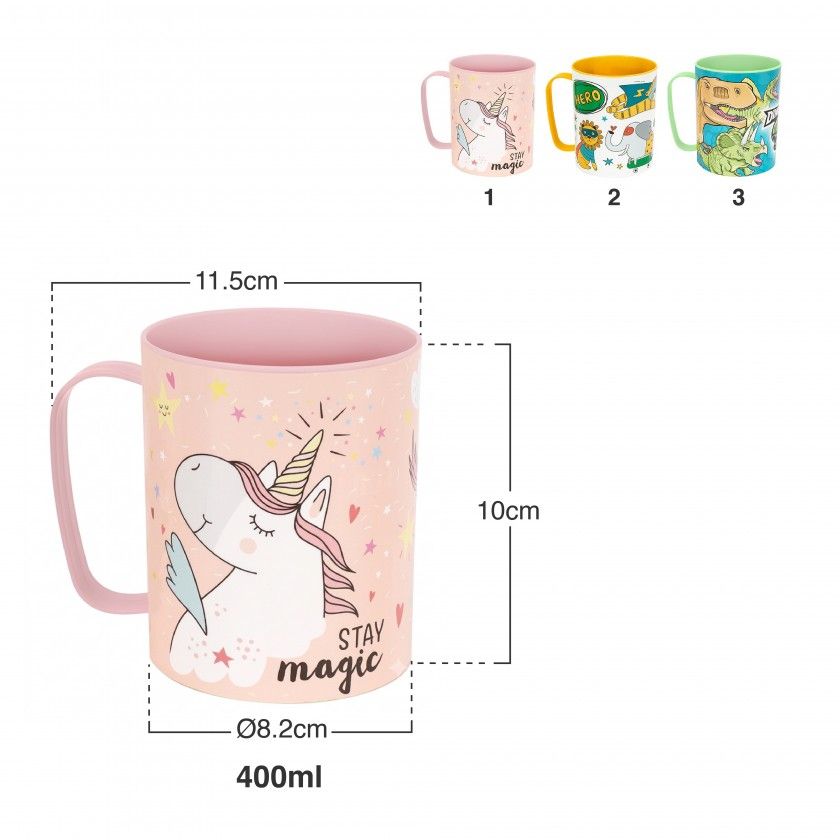 Caneca Fantasy Unicornio 400ml Caneca Fantasy Unicornio 400ml