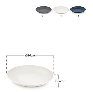 Prato Plástico Raso Nido Ø16cm