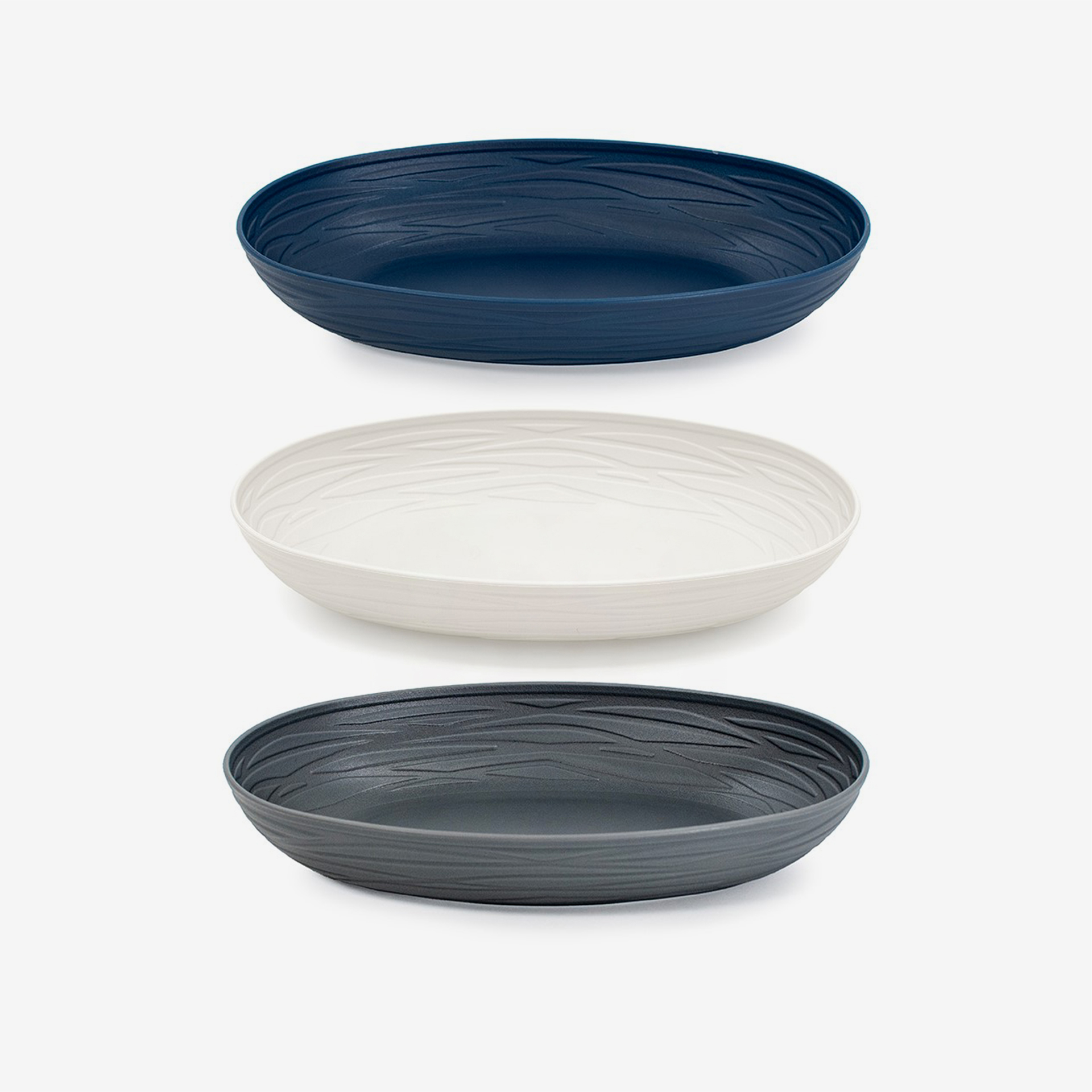Travessa Plástica Oval Nido 1l 24.9X16.4X4.4cm