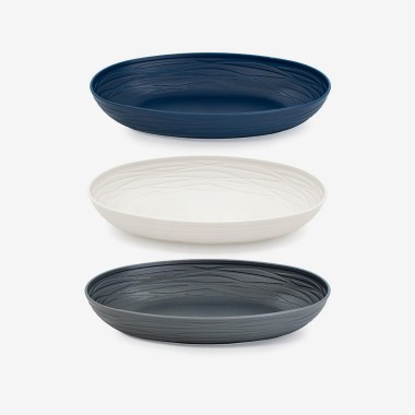 Travessa Plástica Oval Nido 1l 24.9X16.4X4.4cm
