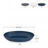 Travessa Plástica Oval Nido 1l 24.9X16.4X4.4cm Travessa Plástica Oval Nido 1l 24.9X16.4X4.4cm