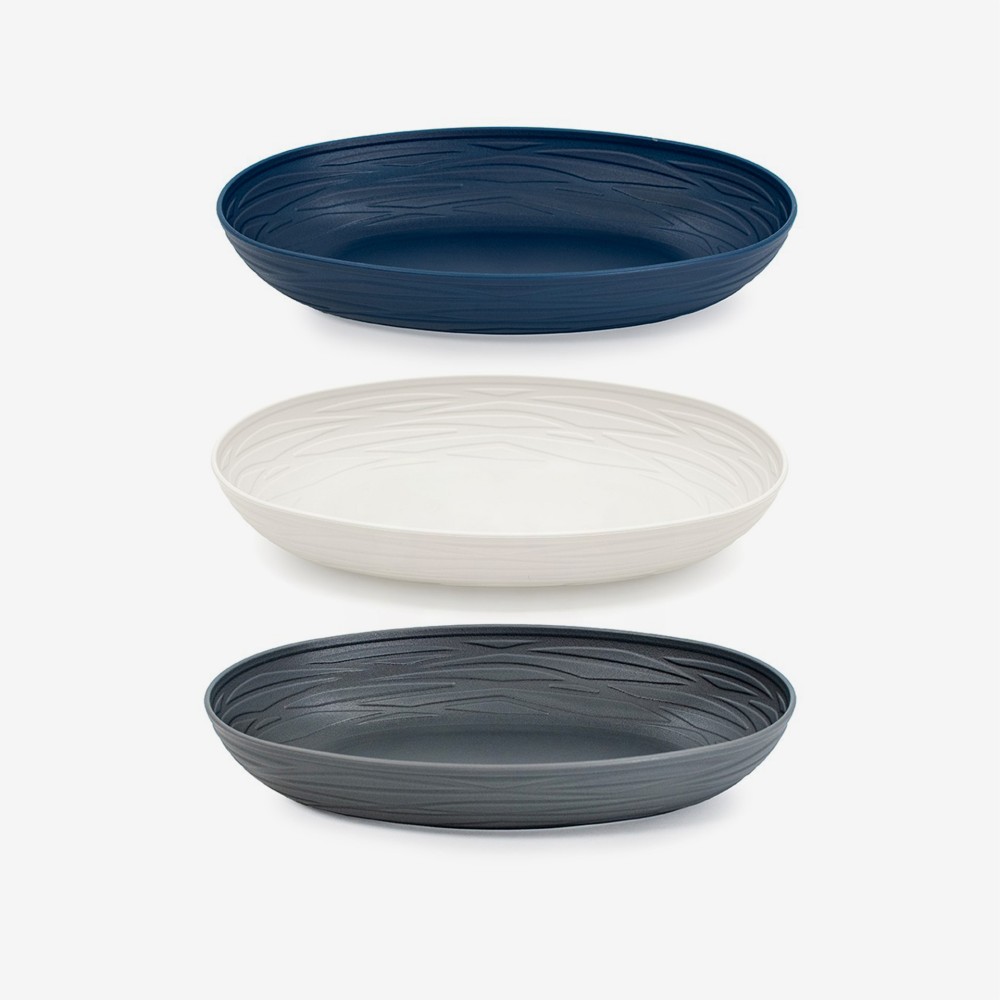 Travessa Plástica Oval Nido 2l 32.6X21.3X4.9cm