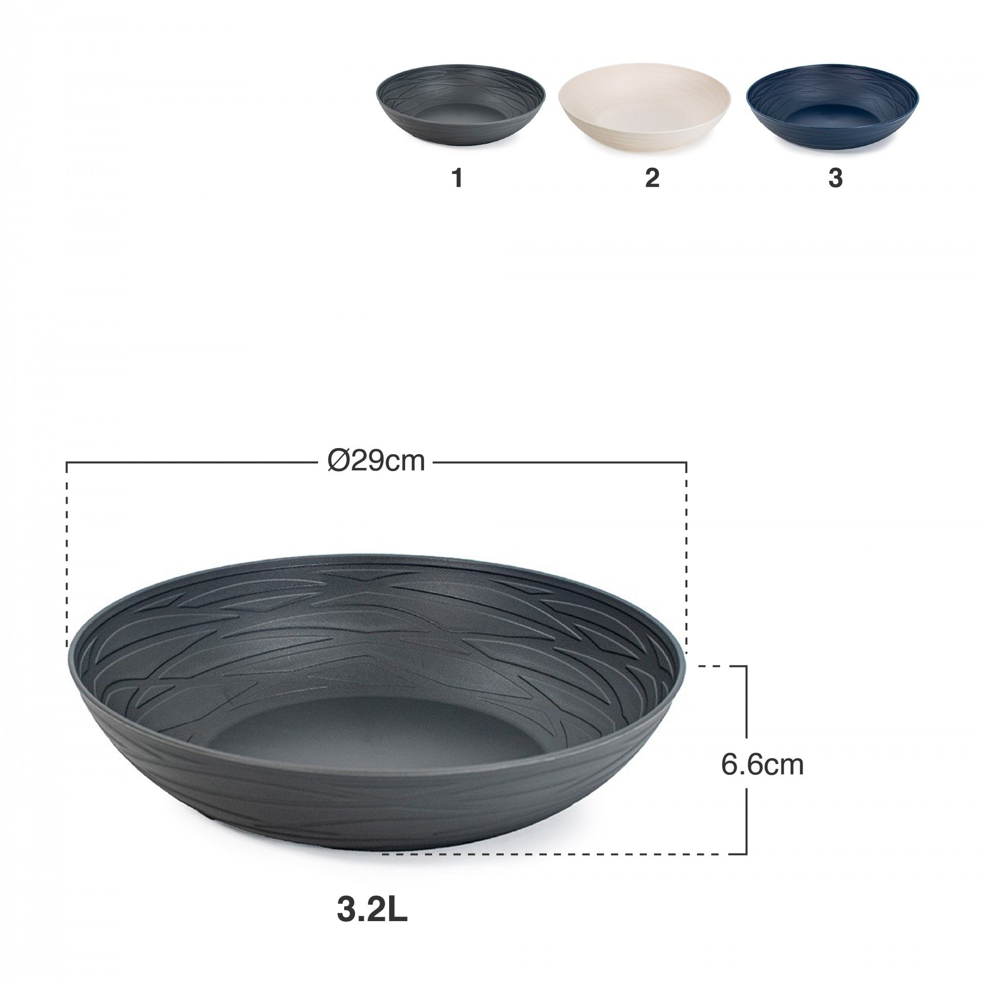 Fruteira Nido 3.2l Ø29X6.6cm
