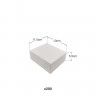 Caixa De Bolo Cart�o Branco 13x11.5x5.5cm Pack 200