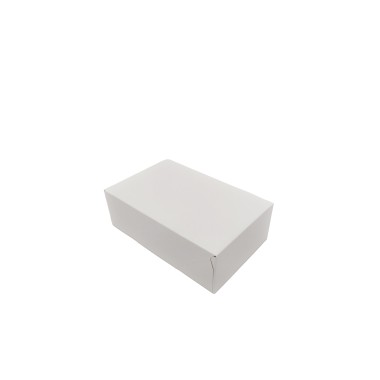 Caixa De Bolo Cart�o Branco 19x12x6cm Pack 200