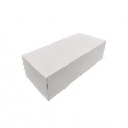 Caixa De Bolo Cart�o Branco 35x16x10cm Pack 50