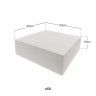 Caixa De Bolo Cartão Branco 33x33x10cm Pack 50 Caixa De Bolo Cartão Branco 33x33x10cm Pack 50