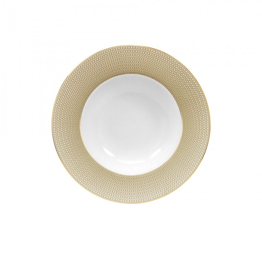 Prato Sopa Simples Infinity Petala 22cm Prato Sopa Simples Infinity Petala 22cm