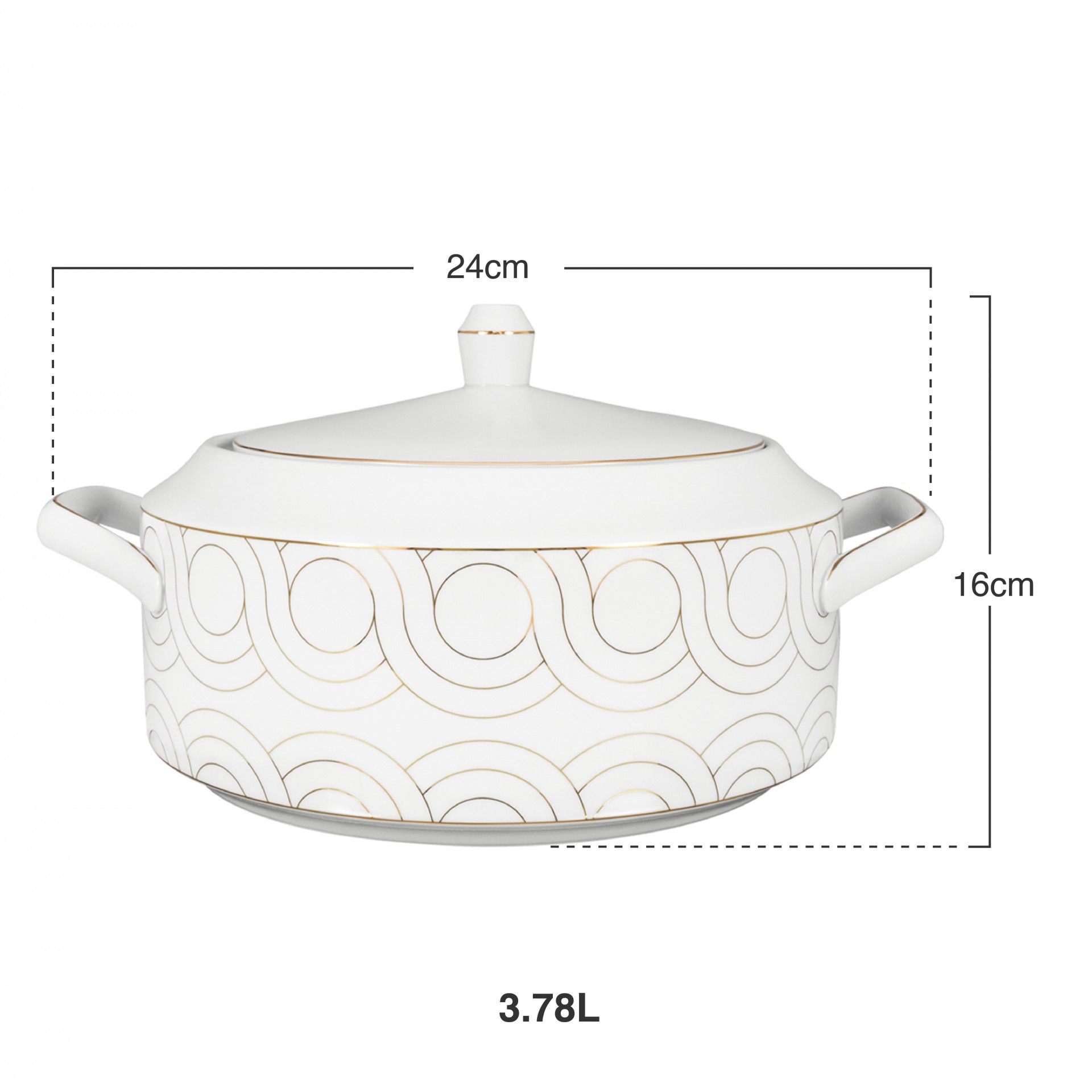Terrina Infinity 3.78l Ø24x16cm